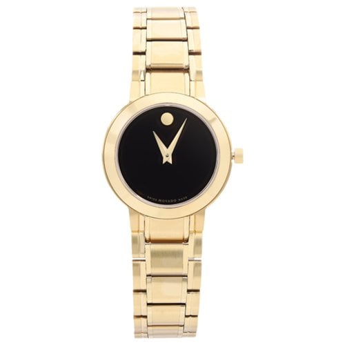 Pre-owned Movado Watch In Gold