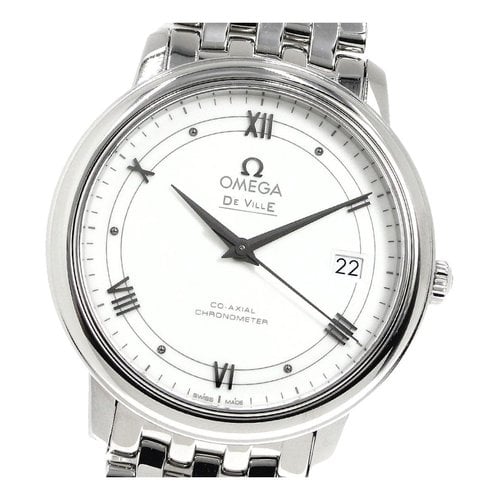 Pre-owned Omega Watch In White