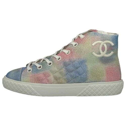 Pre-owned Chanel Cloth Trainers In Multicolour