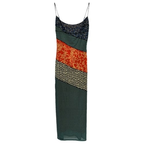 Pre-owned Miaou Maxi Dress In Multicolour