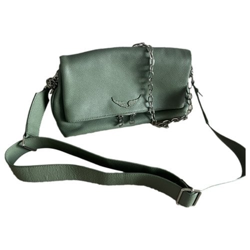 Pre-owned Zadig & Voltaire Leather Crossbody Bag In Green