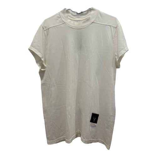 Pre-owned Rick Owens Drkshdw T-shirt In White