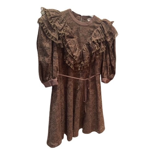 Pre-owned Custommade Mini Dress In Brown