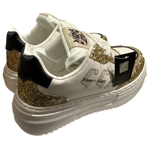 Pre-owned Class Cavalli Trainers In White