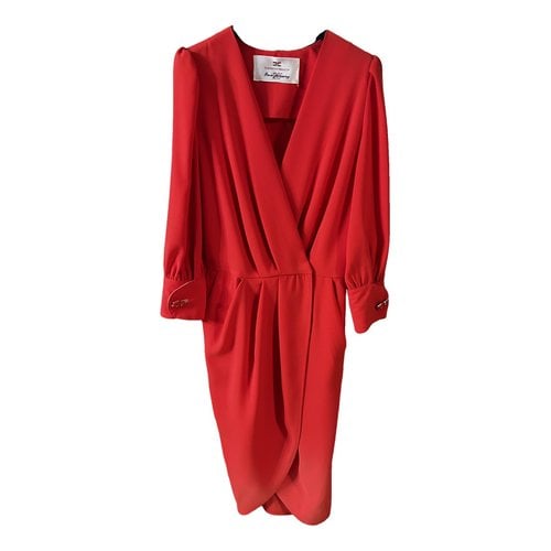 Pre-owned Elisabetta Franchi Mid-length Dress In Red