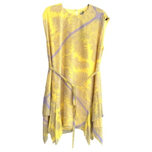 Pre-owned Allsaints Mini Dress In Yellow