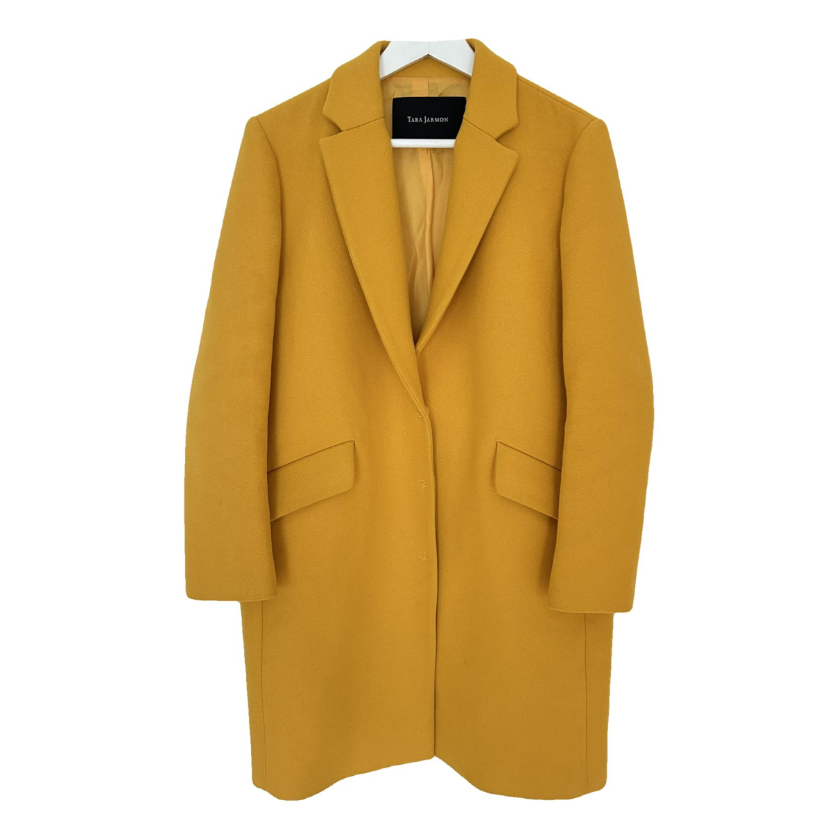 Yellow Wool Coat