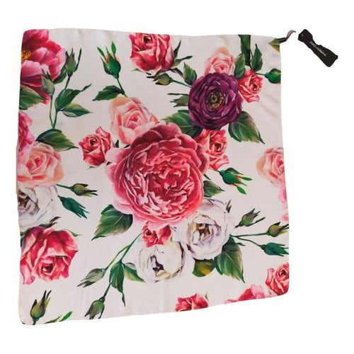 Pre-owned Dolce & Gabbana Silk Handkerchief In Multicolour