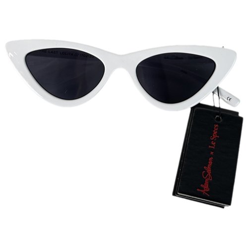 Pre-owned Le Specs Sunglasses In White