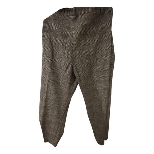 Pre-owned Proenza Schouler Trousers In Grey