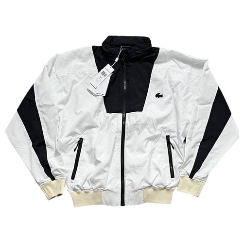 Pre-owned Lacoste Trenchcoat In White