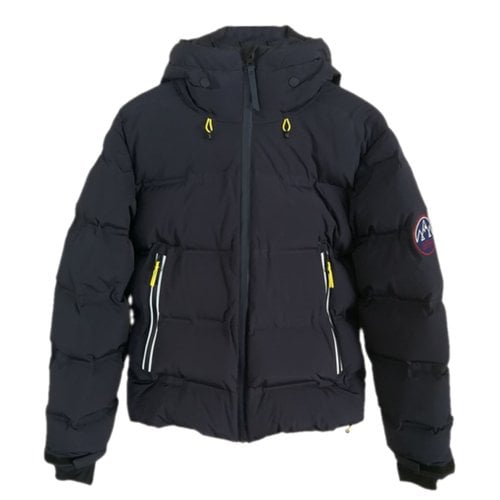 Pre-owned Aigle Puffer In Navy