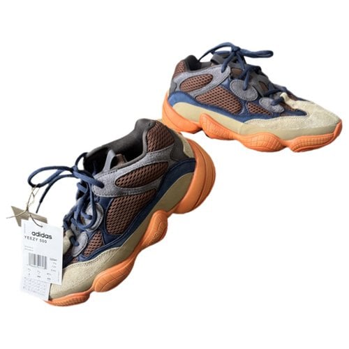 Pre-owned Yeezy X Adidas 500 Low Trainers In Orange