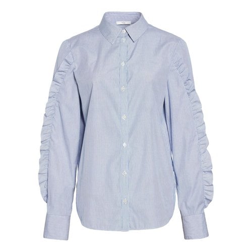 Pre-owned Tibi Blouse In Blue