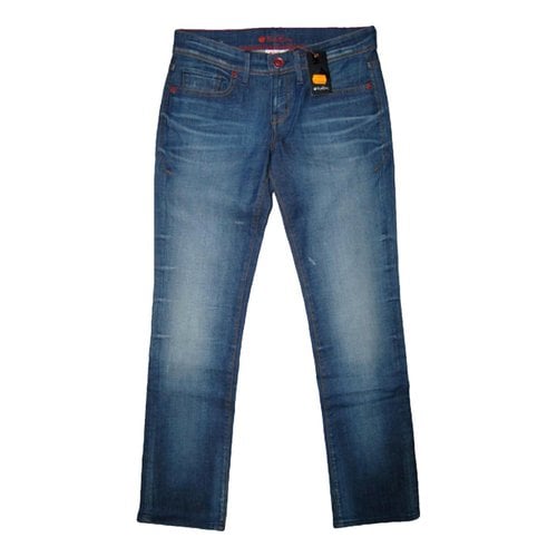 Pre-owned Bjorn Borg Straight Jeans In Blue