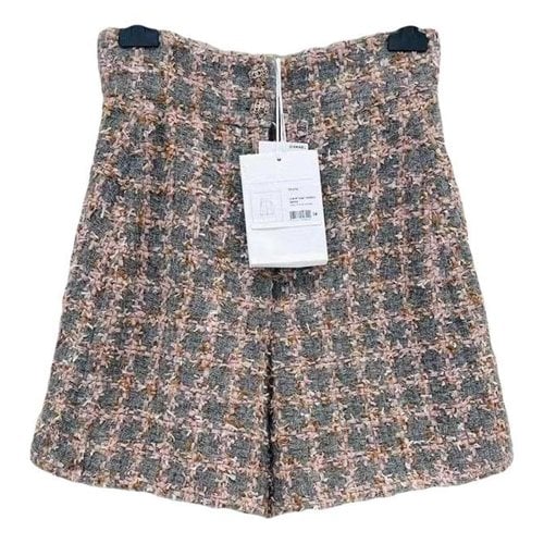 Pre-owned Chanel Tweed Skirt In Multicolour