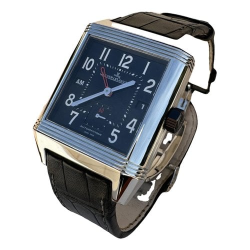 Pre-owned Jaeger-lecoultre Reverso Squadra Watch In Black