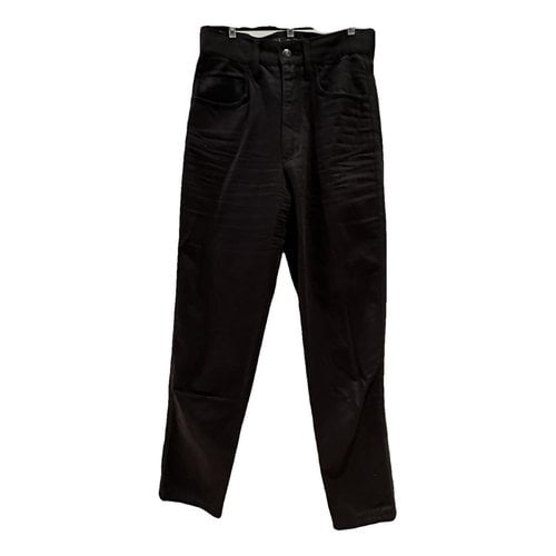 Pre-owned Fendi Slim Pants In Black
