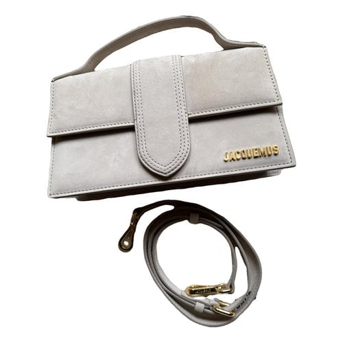 Pre-owned Jacquemus Le Grand Bambino Crossbody Bag In Beige