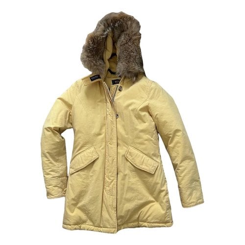 Pre-owned Woolrich Caban In Yellow