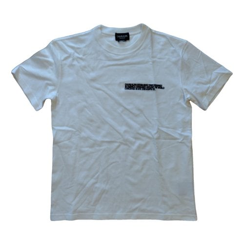 Pre-owned Calvin Klein 205w39nyc T-shirt In White