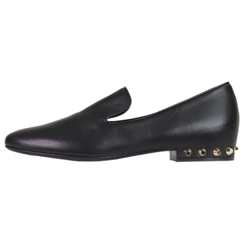 Pre-owned Balenciaga Leather Mules In Black