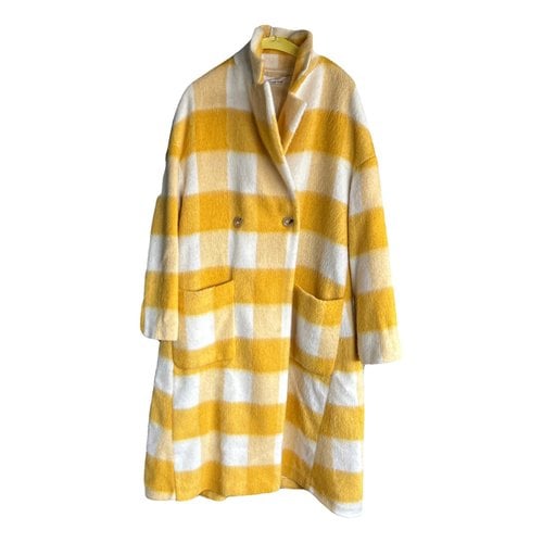 Pre-owned Liviana Conti Wool Coat In Yellow