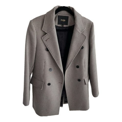 Pre-owned Maje Wool Blazer In Other