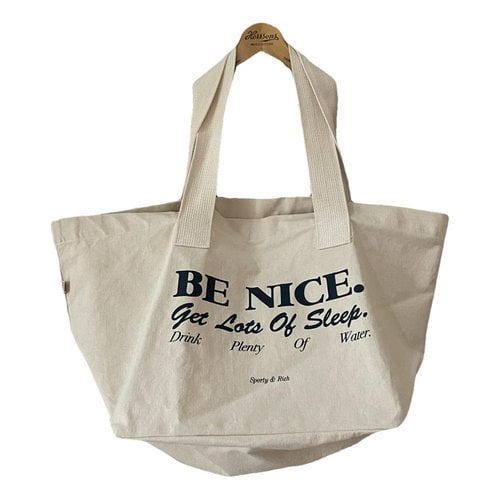 Pre-owned Sporty And Rich Tote In White
