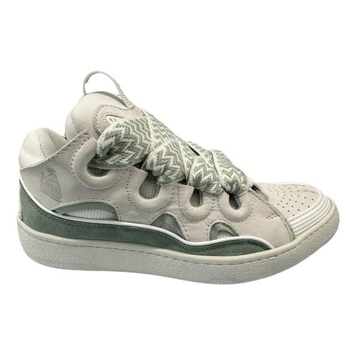 Pre-owned Lanvin Trainers In Green
