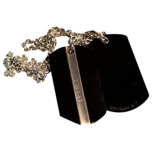 Pre-owned Tiffany & Co Silver Jewellery In Black