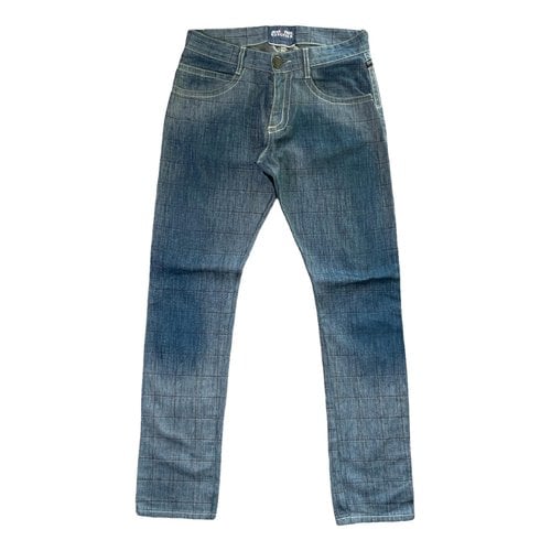 Pre-owned Jean Paul Gaultier Straight Jeans In Blue