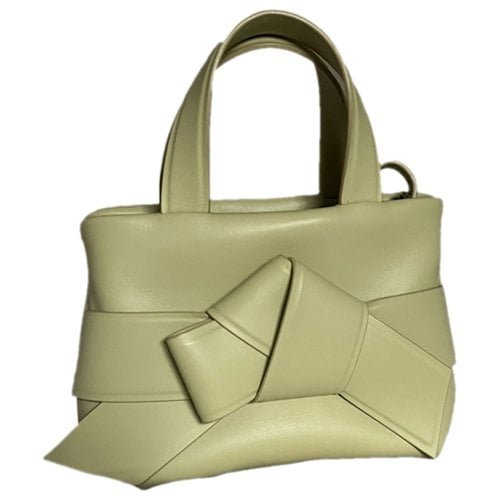 Pre-owned Acne Studios Musubi Leather Handbag In Yellow