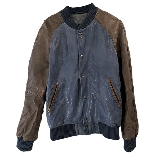 Pre-owned Paul & Joe Leather Vest In Blue