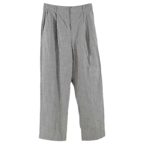 Pre-owned Sessun Trousers In Grey