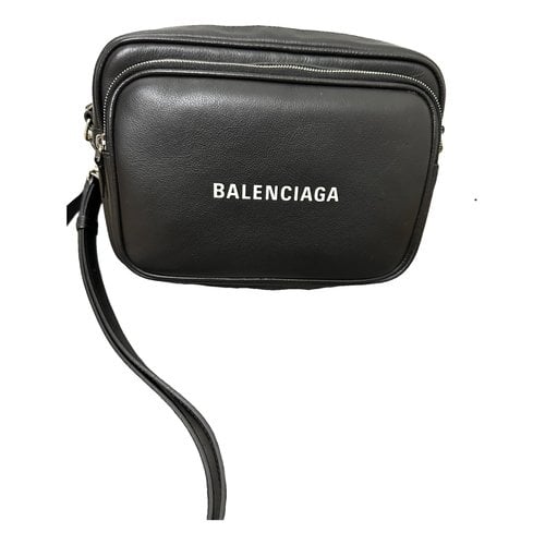 Pre-owned Balenciaga Everyday Leather Handbag In Black