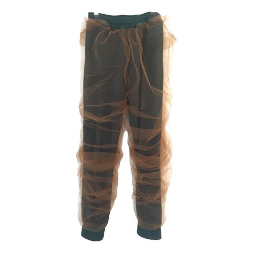 Pre-owned Y/project Trousers In Khaki