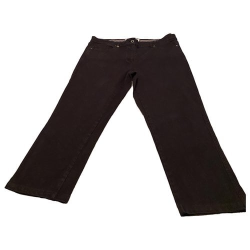 Pre-owned Saint James Straight Jeans In Black