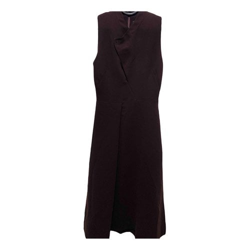 Pre-owned Whistles Mid-length Dress In Burgundy