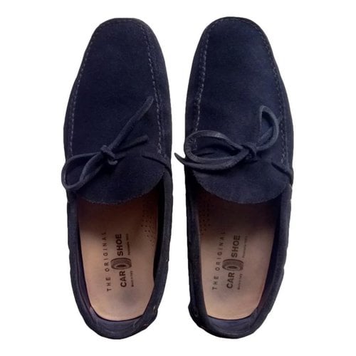 Pre-owned Carshoe Flats In Blue