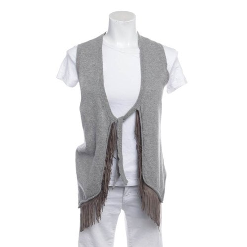 Pre-owned Allude Cashmere Vest In Grey