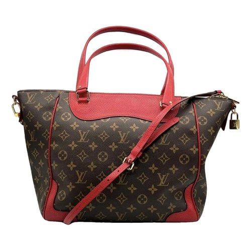 Pre-owned Louis Vuitton Estrela Leather Handbag In Red
