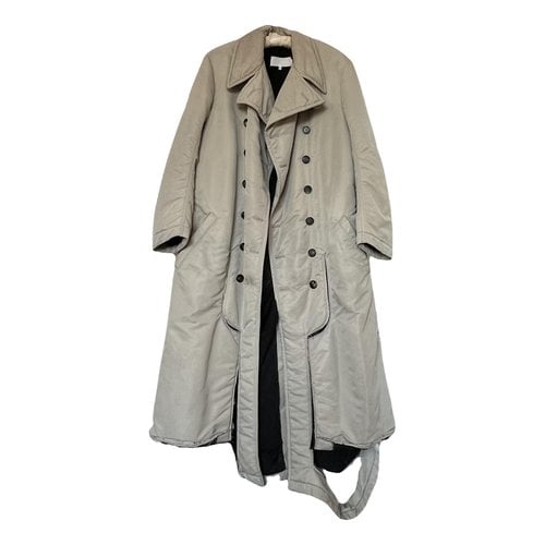 Pre-owned Maison Margiela Trench Coat In Beige