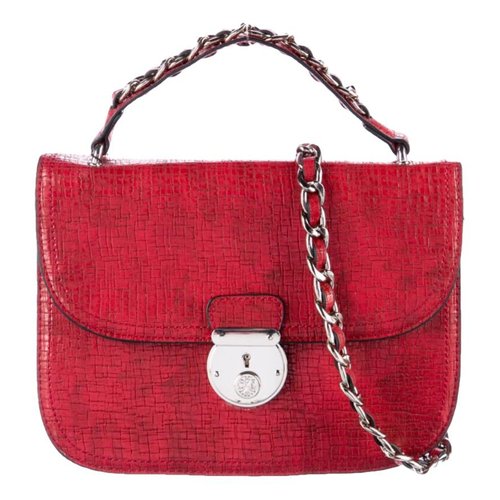 Pre-owned Christian Lacroix Leather Handbag In Red