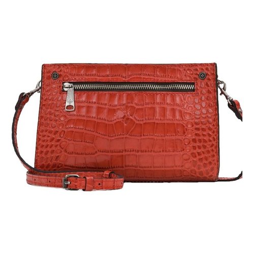 Pre-owned Patricia Nash Leather Crossbody Bag In Red