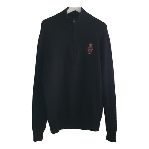 Pre-owned Polo Ralph Lauren Cashmere Pull In Black