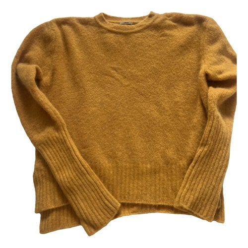 Pre-owned Lardini Wool Jumper In Yellow
