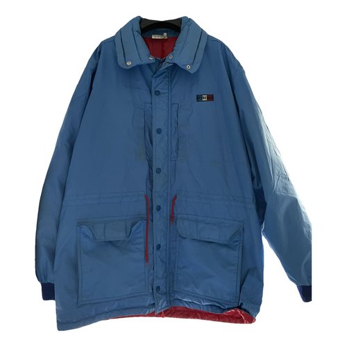 Pre-owned Pyrenex Trenchcoat In Blue