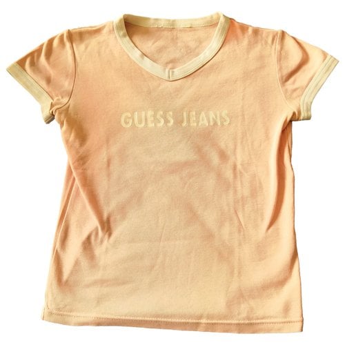 Pre-owned Guess T-shirt In Pink