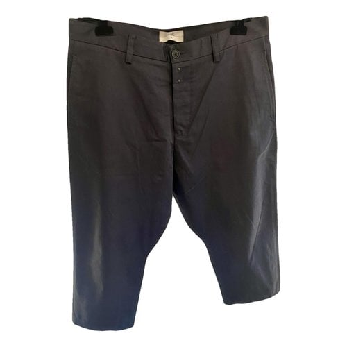 Pre-owned Oamc Trousers In Blue